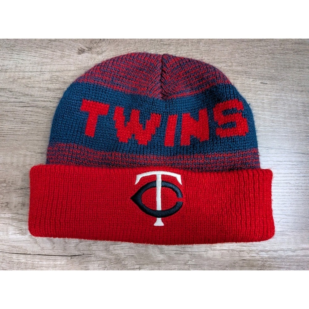 Minnesota Twins Knit Beanie Winter Hat Cuffed MLB Target‎ Logo Melonwear OSFM